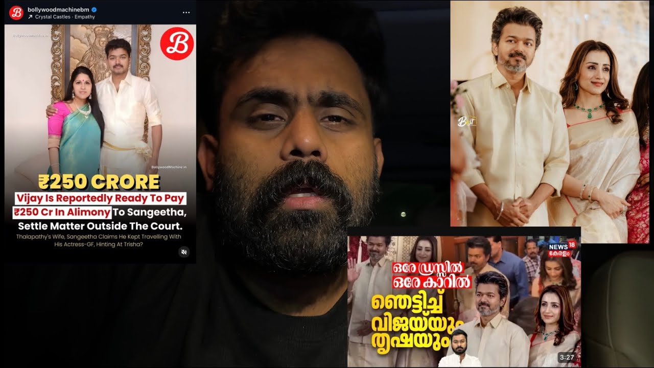 Thalapathy Vijay & Trisha New Reels 