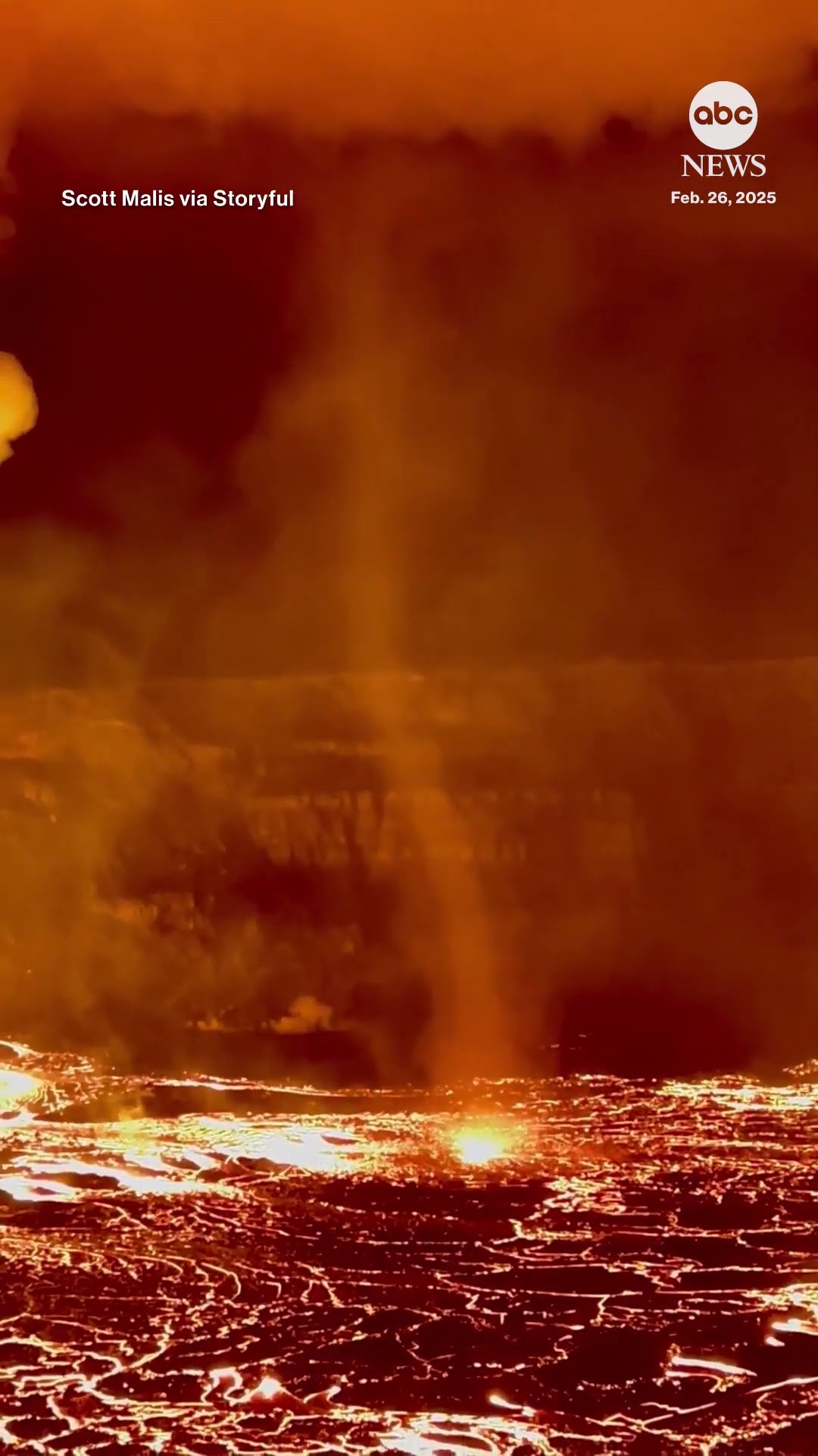 'Lavanado' spotted spinning as Kilauea volcano erupts in Hawaii