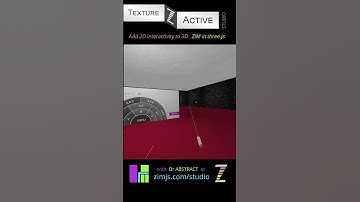 Use a 2D Radial Menu in 3D #threejs with #ZIMjs #TextureActive  #3D #VR #virtualreality #radialmenu
