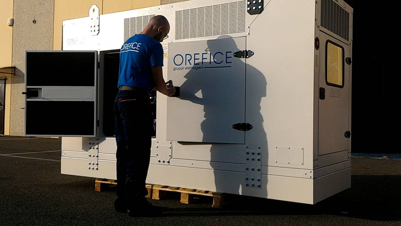 Orefice Generators 80kVA Super Silent 55db. Gruppo Elettrogeno Super Silenziato.