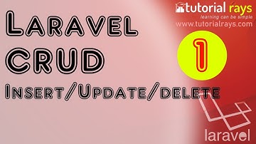 Laravel  Routes 5.8   CRUD Part -1 | Laravel Insert Update Delete Part-1