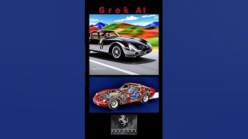 Grok AI Ferrari 250 GTO Dream1 #aiart #aivideo #aishorts #ai #grokai #grok #grokimagine