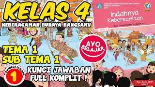 Materi dan jawaban buku tematik kelas 4 tema 1 sub pembelajaran