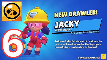 Brawl Stars - Gameplay Walkthrough Part 6 - Jacky (iOS, Android)