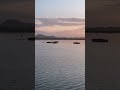 Sun melting into the Dal Lake 🌅