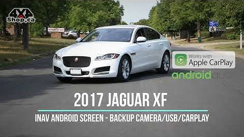 INAV 10.25" Android screen 2017 Jaguar XF Navigation backup camera Apple CarPlay Android Auto