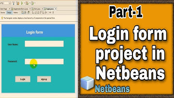 Part-1|| How to create Login form design in java  Netbeans IDE || Login form project || Dot Pencil