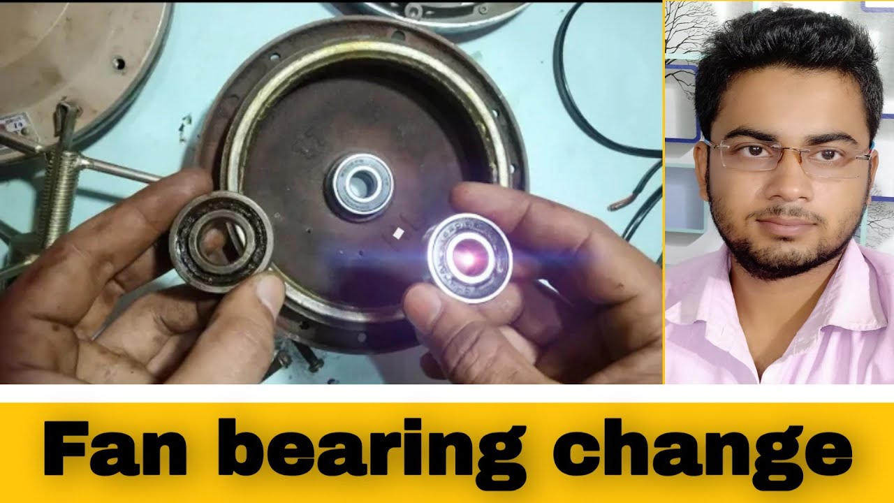 How to Replace Ceiling Fan Bearing ll Bearing Change, Step by Step(in