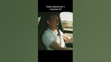 Tesla Cybertruck x Hummer EV: DRAG RACE #shorts