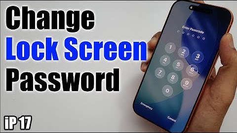 Hoe het wachtwoord van het vergrendelscherm op de iPhone 17/17 Pro Max te wijzigen