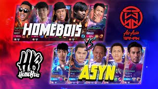 REUNION ASYN VS HOMEBOIS ! NOSTALGIA ROLE DULU DULU GAISS - Part 1