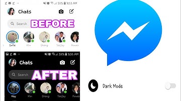 MESSENGER DARK MODE  2MINUTES TUTORIAL FAST AND EASY