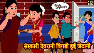 संस्कारी देवरानी बिगड़ी हुई जेठानी  Stories in Hindi | Moral Stories | Bedtime Stories  | Story Time