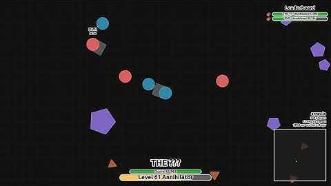 【Arras.io Sandbox 1 v 1】Annihilator (132) vs. Annihilator (DVN) [2021/5/6]