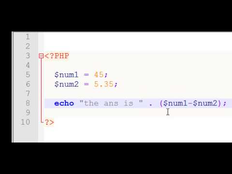 Simple calculation, usage of variable and String concatenation - PHP Bangla || QuickLearn Tutorials
