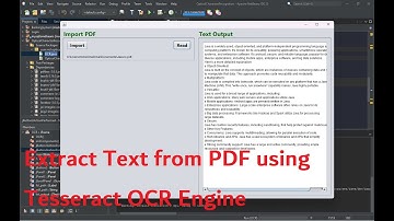 Convert PDF to Text Using Tesseract OCR-Optical Character Recognition - Java Programming