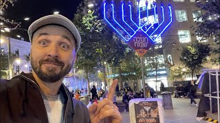 Last light of Hanukkah LIVE in Jerusalem 🕎🇮🇱