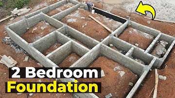 Step by Step: 2 bedroom house Foundation Construction in Asebu Pan African Village