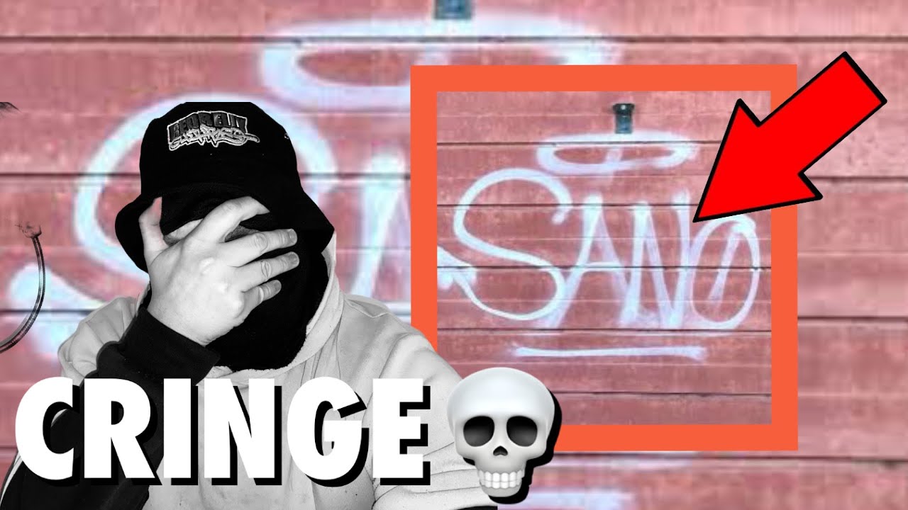 Реакция на граффити Cringe 4