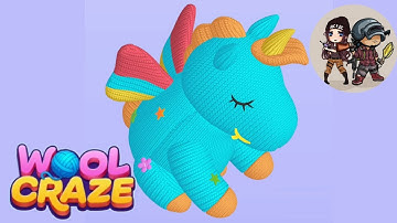 Wool Craze Puzzle level 43 Unicorn | Mobile Gameplay Walkthrough |