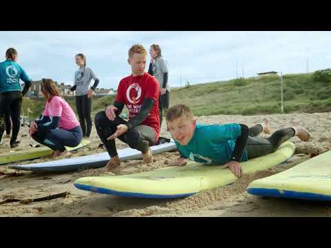 LNER | Surfing to support positive mental health in young people