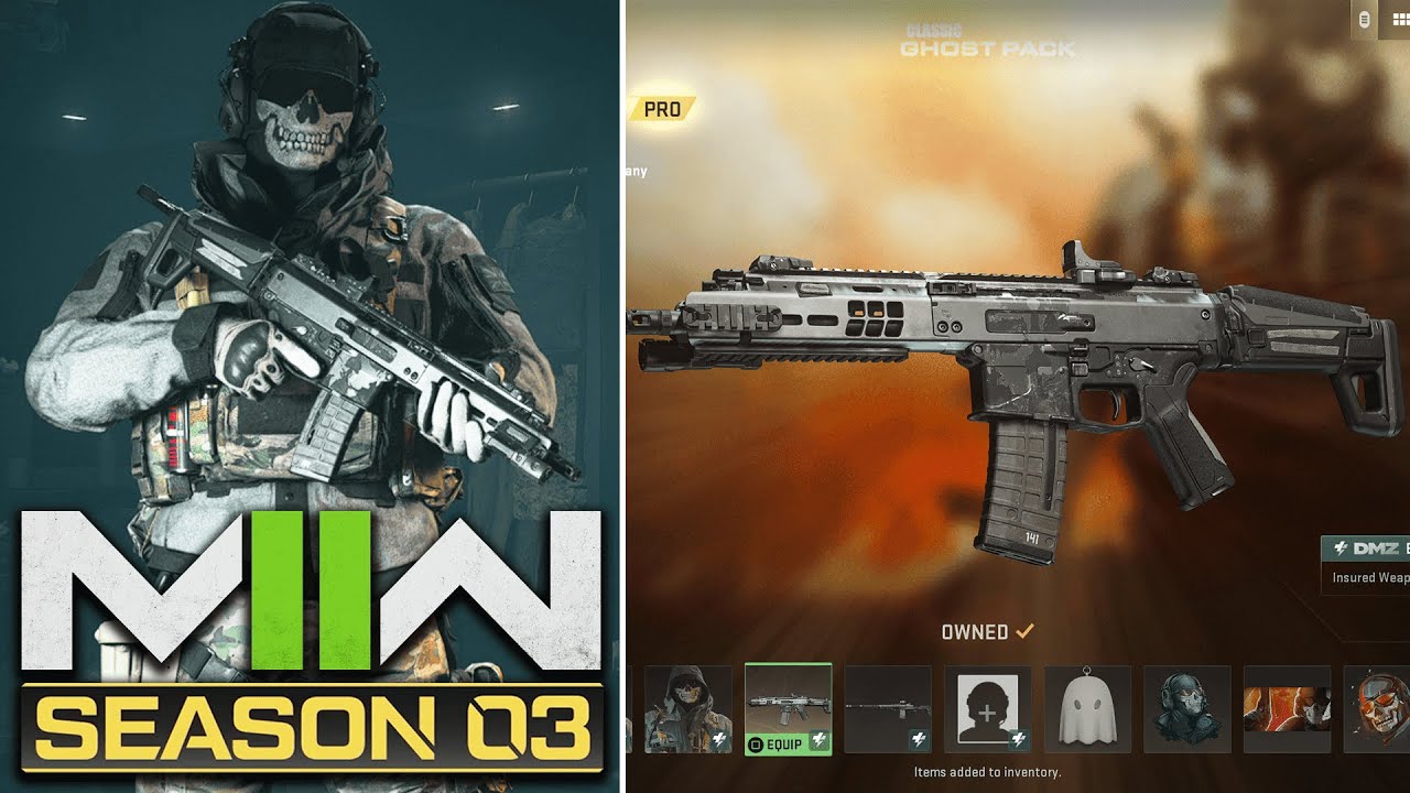 IW just Added the OG GHOST SKIN & OG ACR Weapon to Modern Warfare 2… 