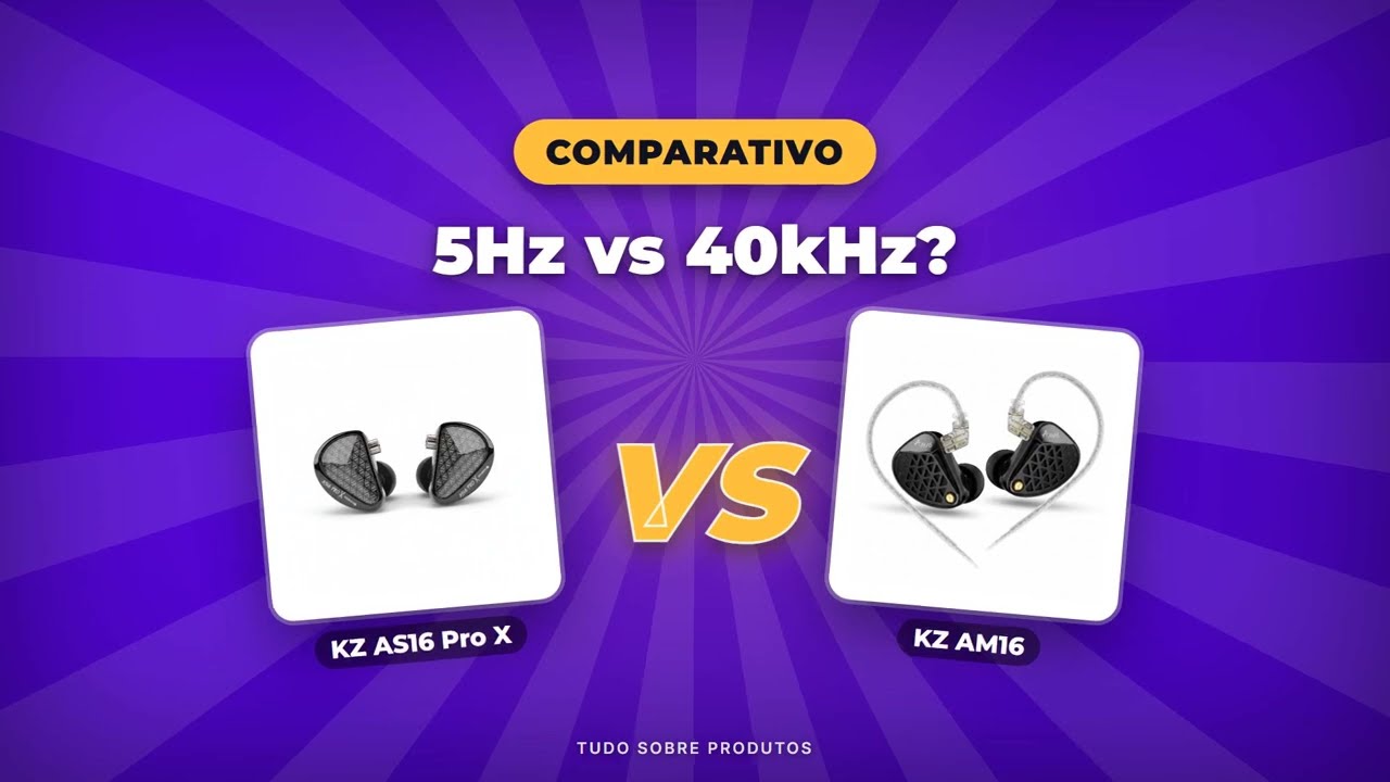 Capa: KZ AS16 Pro X vs AM16: Qual deles é o CAMPEÃO pra você?
