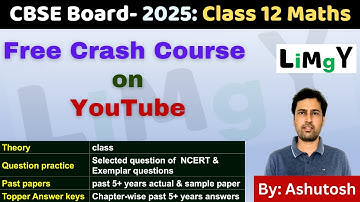 Complete Crash Course for Class 12 Maths | CBSE Board Exam 2025 #class12maths #cbseexam2025