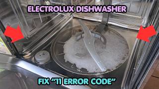 How To Fix Electrolux Dishwasher Error Code 11?