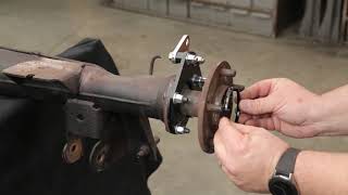 Video Demonstration of a Rear Drum to Disc Brake Conversion