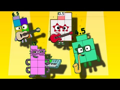 NUMBERBLOCKS BAND HALVES SQUARE NEW YEAR 2021 - YouTube