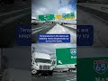 I-65 Sign Crashes Down On Semi