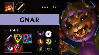 Gnar Mid vs Aurelion Sol - KR Master Patch 26.14