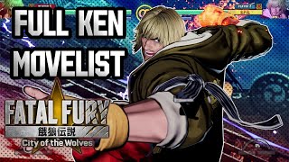 Fatal Fury: City of the Wolves - Ken's Full Movelist From Street Fighter