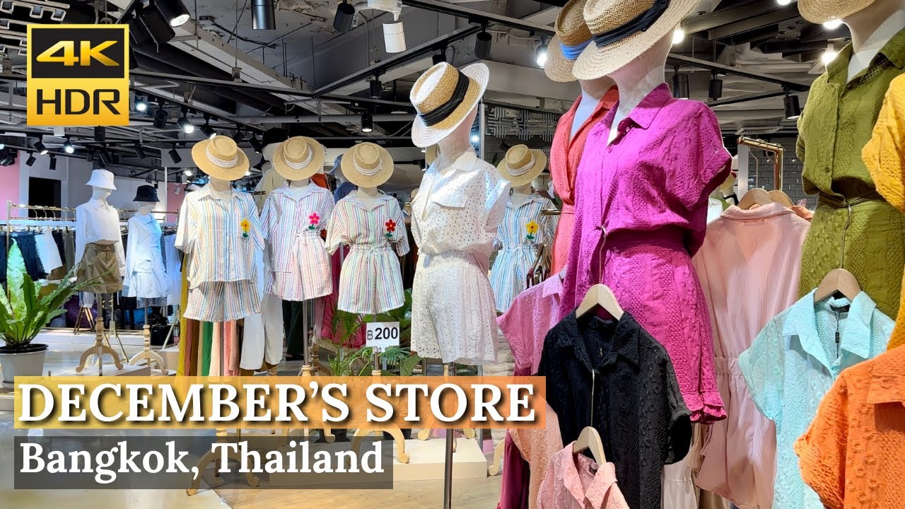  BANGKOK December s Clothing Store Women Clothing Brand At Pratunam 