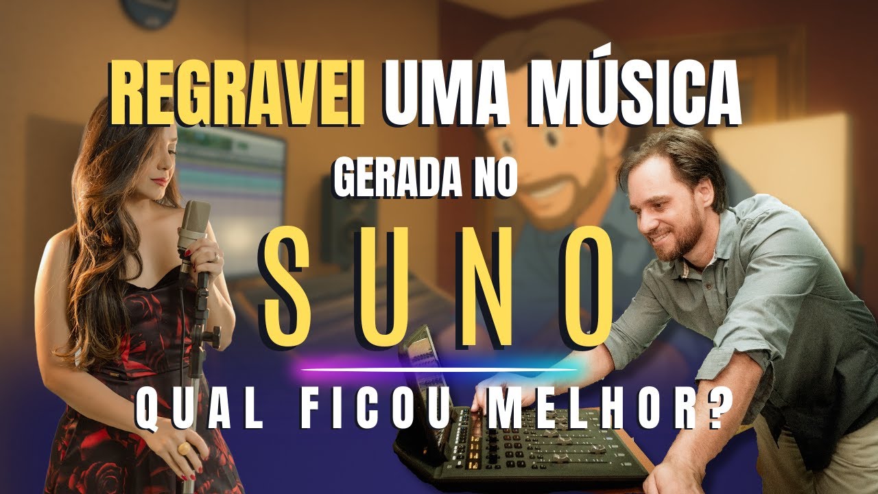 Desafiando o SUNO: Regravei Uma Música Feita Pela IA no SUNO! Episódio ZERO!