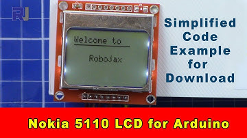 How to  use Nokia 5110 LCD Screen with Arduino RJT66