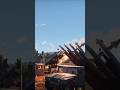 MLRS rocket barrage chases fighter jet midair strike 💥 #mlrs #rocket #jet #air #attack #strike #sim