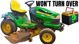 Lawn Tractor Wont Start Just Clicks | Let's Break It Down