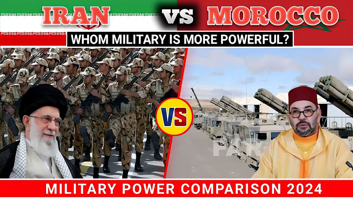 Iran vs Morocco military power 2024 • Iran military • Moroccan military •