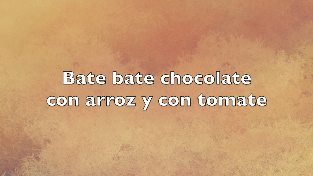 Bate Bate Chocolate (Cover) YouTube