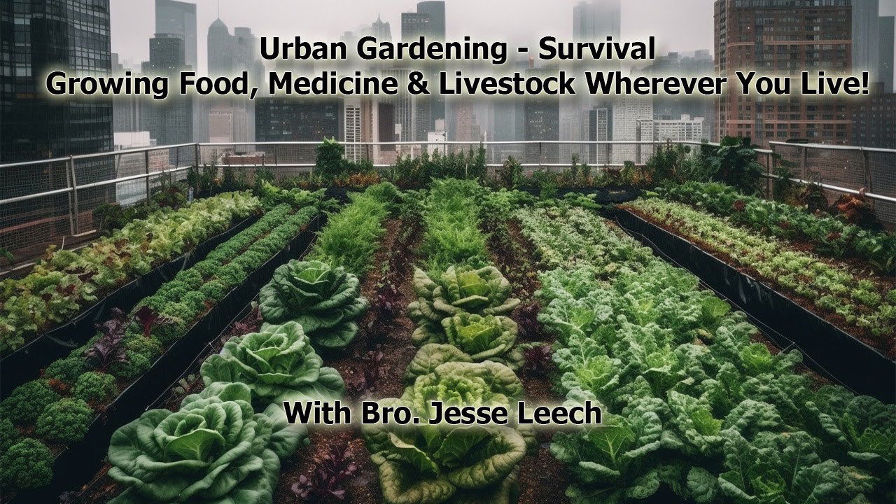 Urban Gardening - Survival Growing Food, Medicine and Livestock in Your ...