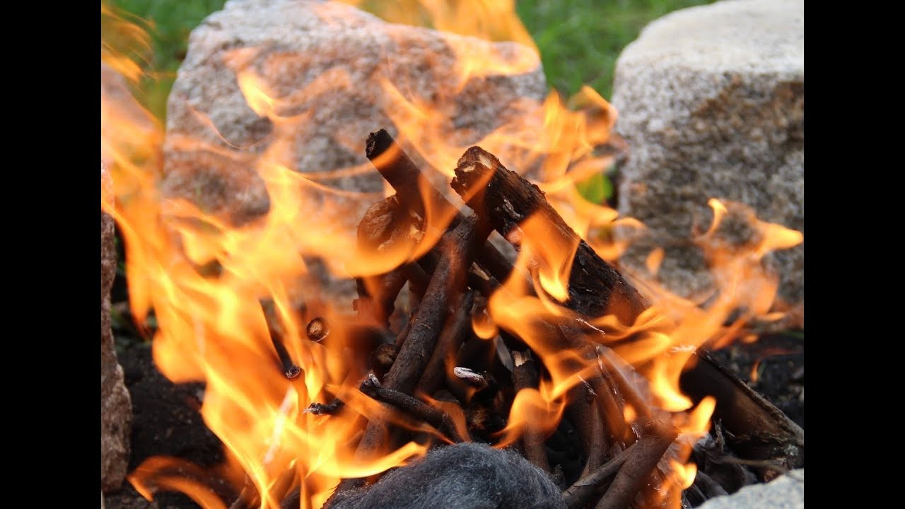 How to make fire using only a battery YouTube