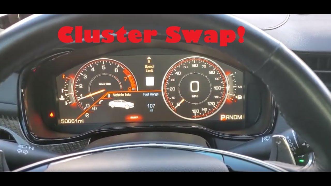 Cluster Swap Review! (Analog to digital lcd cluster) for 2014+ Cadillac