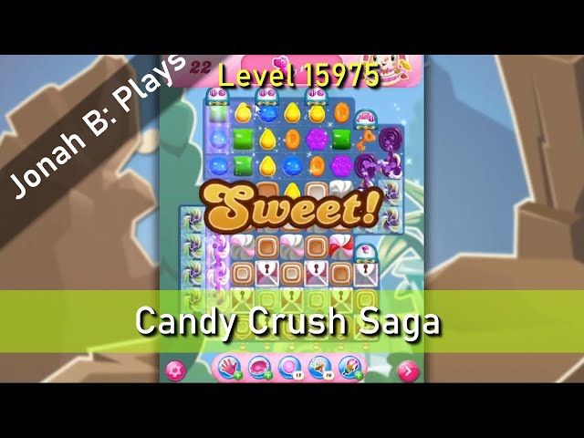 Candy Crush Saga Level 15975 - YouTube
