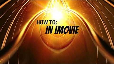 How to do the Gun Effect in iMovie