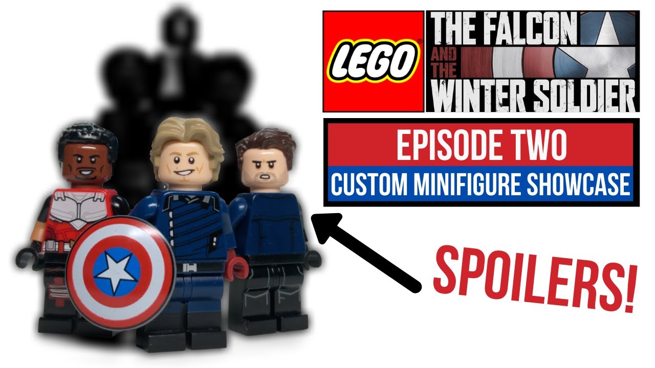 Legolike Marvel Minifigure The Falcon and The Winter Soldier 2pcs set New 
