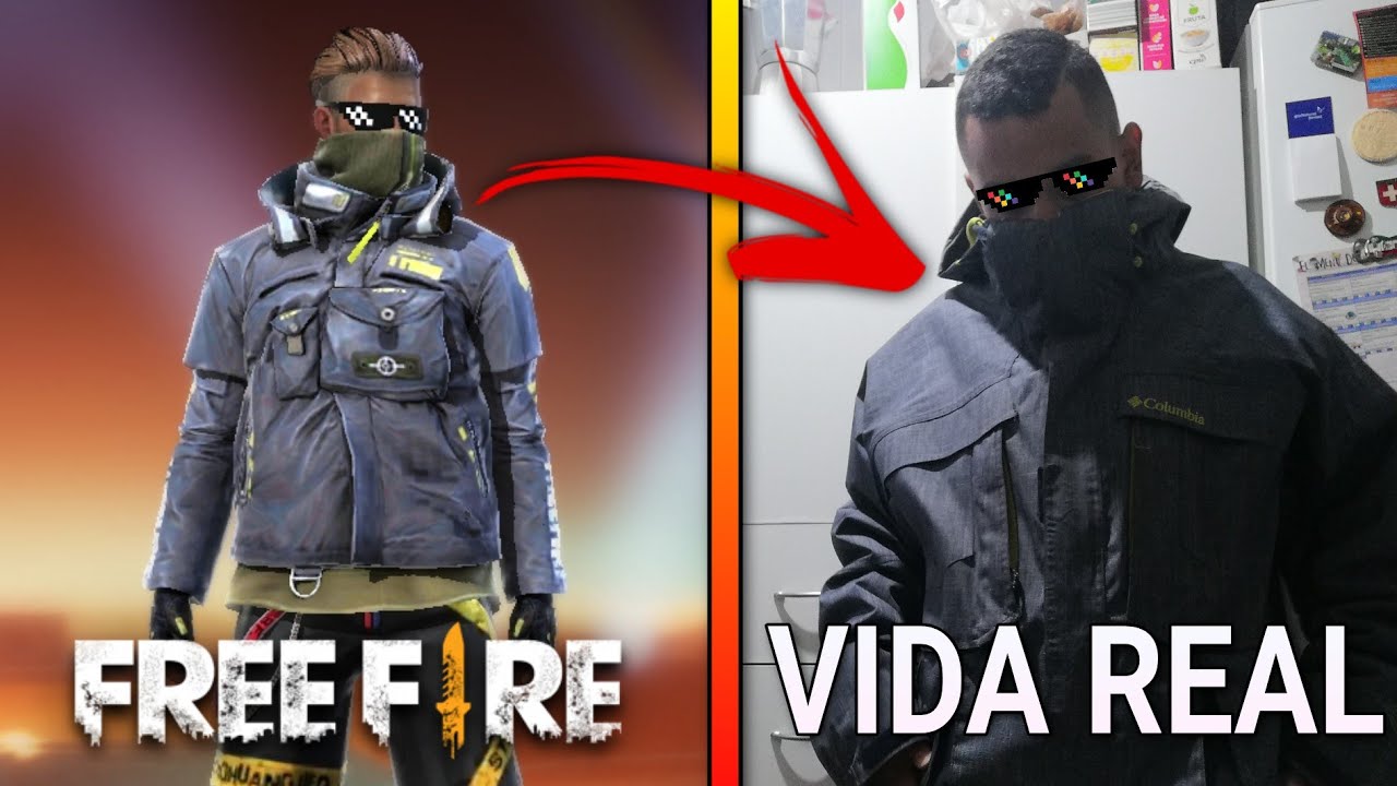 La ¡SUDADERA! MÁS *CARA* DE Free Fire 😱 en la (VIDA REAL ...