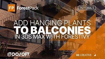 How to add hundreds of hanging plants to your scenes in 3ds Max with ForestPack