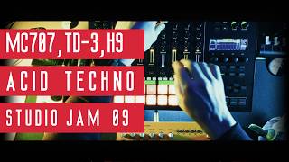 4k JAM 09 | MC707, TD3, H9 | Dj Scale Ripper - Awesome sauce (Acid Techno Jam)
